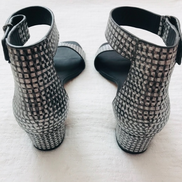 Vince | Shoes | Vince Silver Rita Ankle Strap Leather Sandals | Poshmark